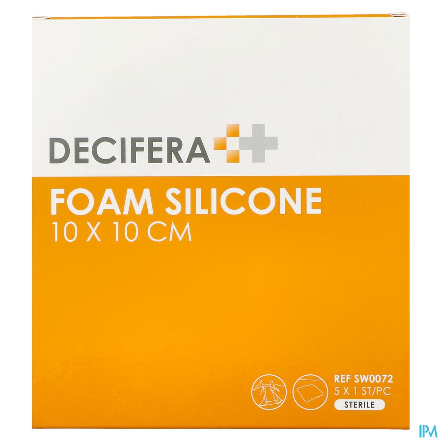 Decifera Foam Silicone 10x10cm 5 1