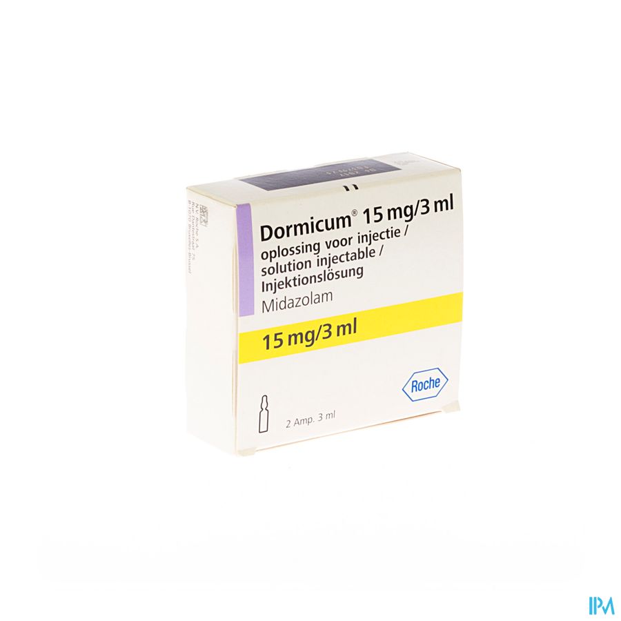 Dormicum 2 Amp 3ml 15mg Dormicum 2 Amp 3ml 15mg