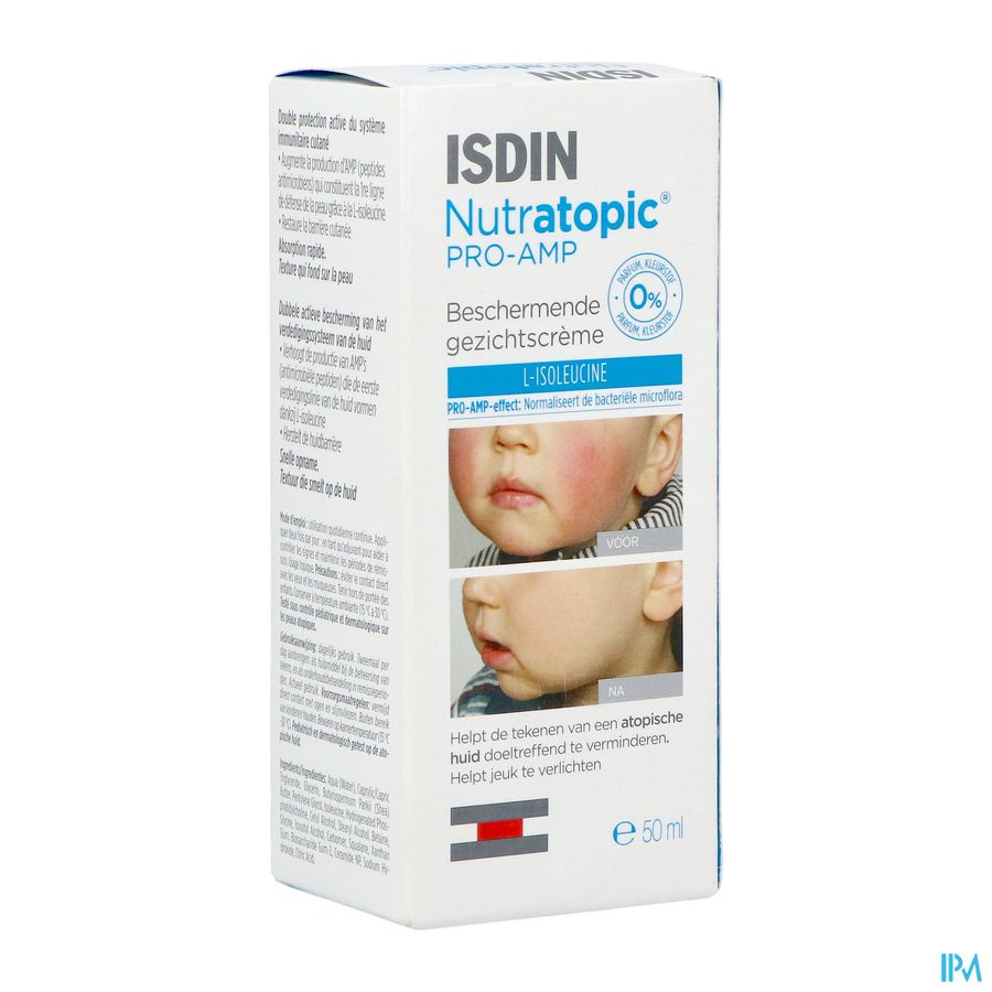 Isdin Nutratopic Gezichtscreme 50ml Isdin Nutratopic Gezichtscreme 50ml
