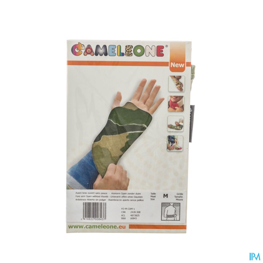 Cameleone Voorarm Open -duim Camouflage M 1 Cameleone Voorarm Open -duim Camouflage M 1