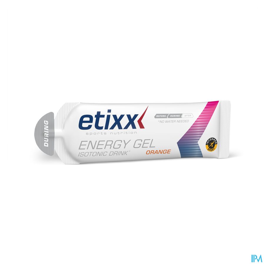 Etixx Isotonic Drink Energy Gel Orange 12x60ml 3