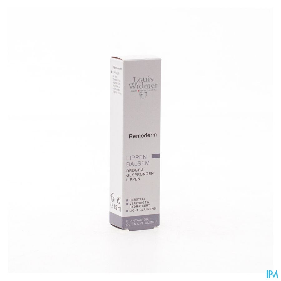 Widmer Remederm Lippenbalsem Parf Tube 15ml Widmer Remederm Lippenbalsem Parf Tube 15ml