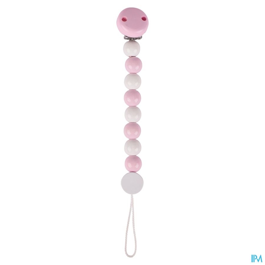 Heimess Fopspeenketting Hout Pastel Roze H732340 Heimess Fopspeenketting Hout Pastel Roze H732340