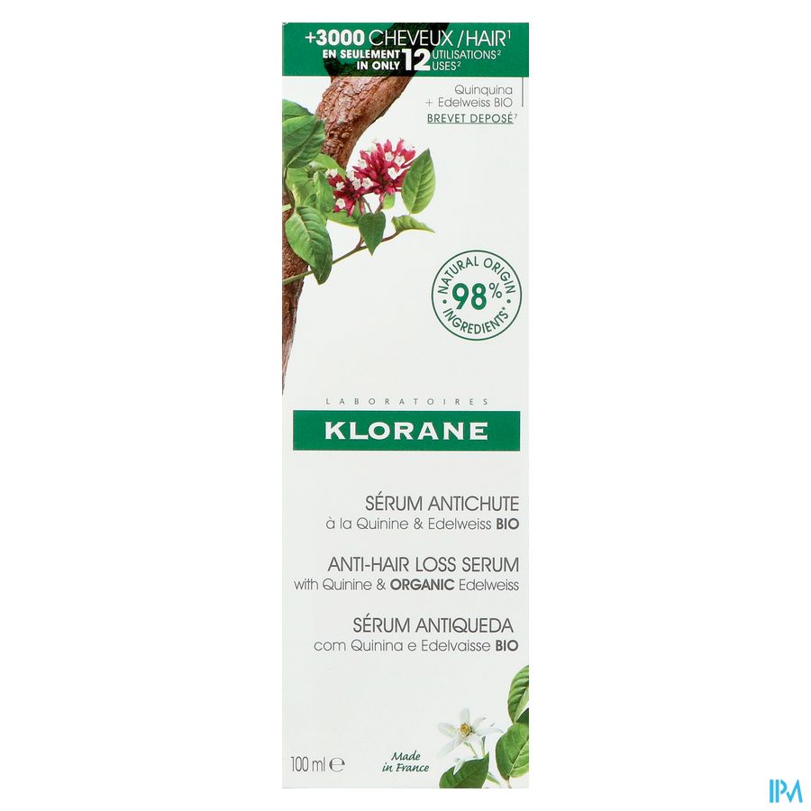 Klorane Capil. Serum Quinine Edelweiss 100ml Nf 1