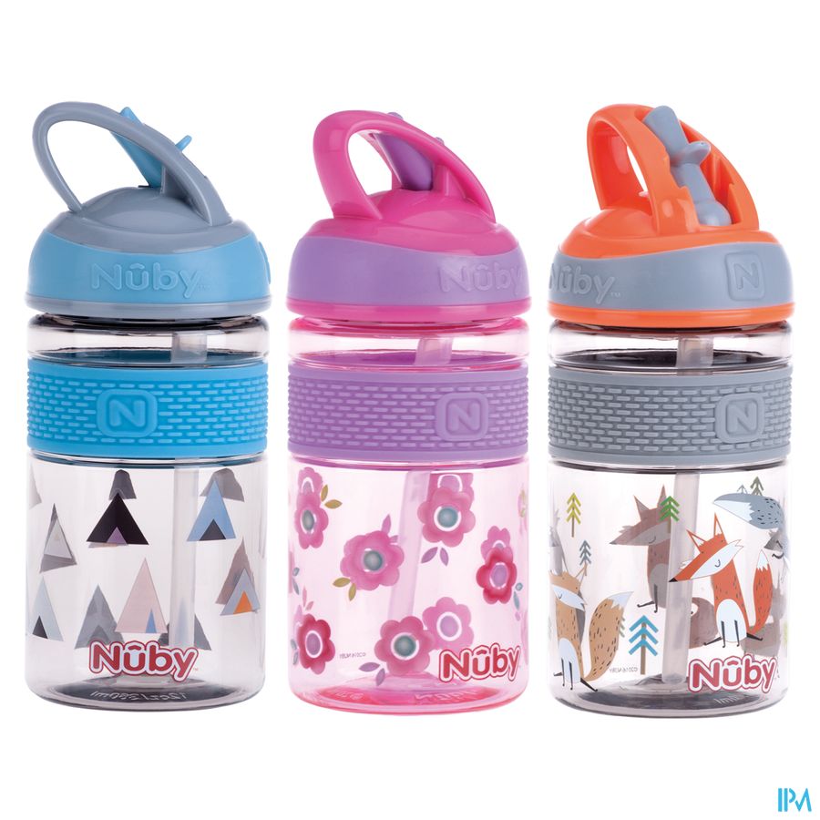Nuby Beker 2in1 Harde Tuit Uit Tritan 360ml 3j+ 6