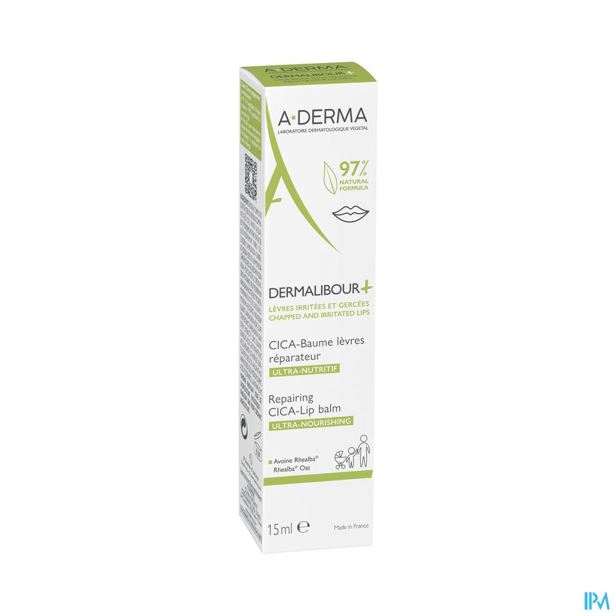 Aderma Dermalibour+ Cica Balsem Lippen 15ml Aderma Dermalibour+ Cica Balsem Lippen 15ml
