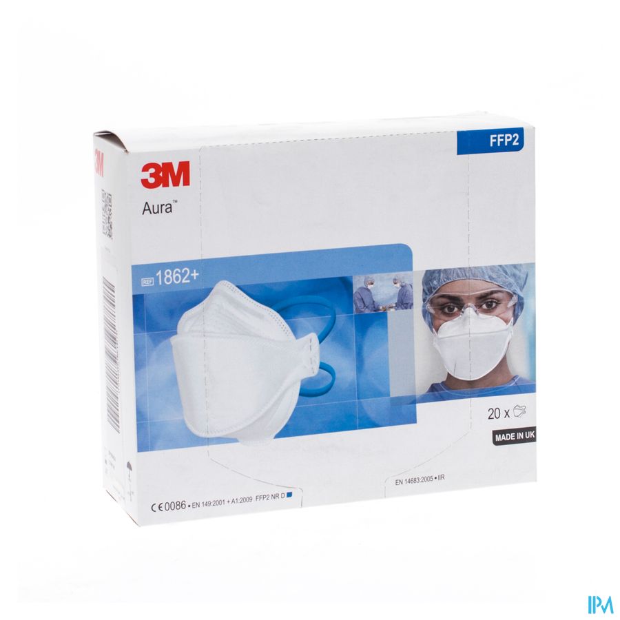 3m Ademhalingsmasker Ffp2 Norm En149 20 1862