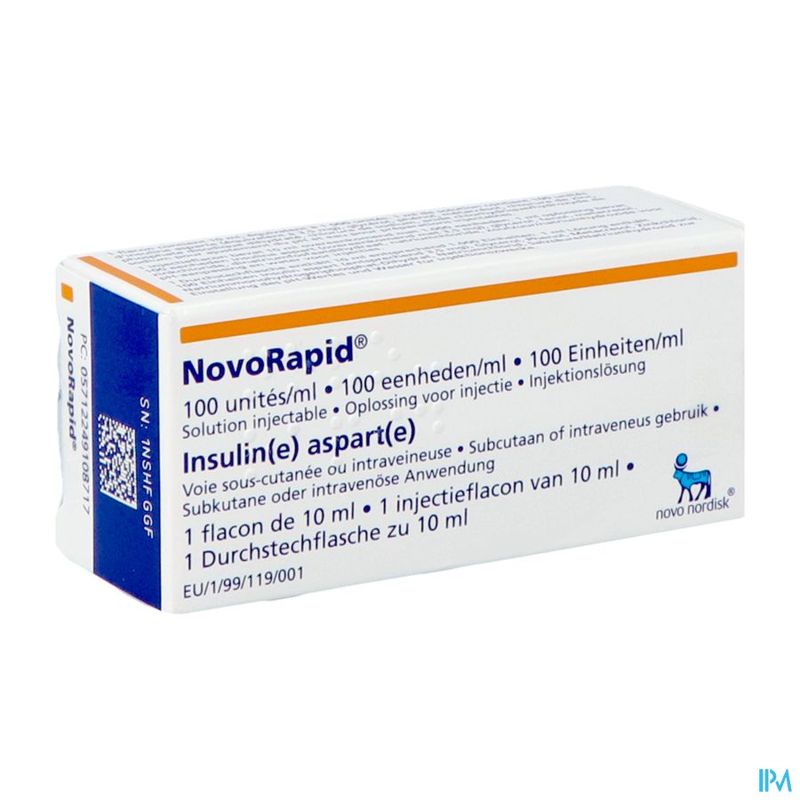 Novorapid Fl 1x10ml 100 U/ml Novorapid Fl 1x10ml 100 U/ml
