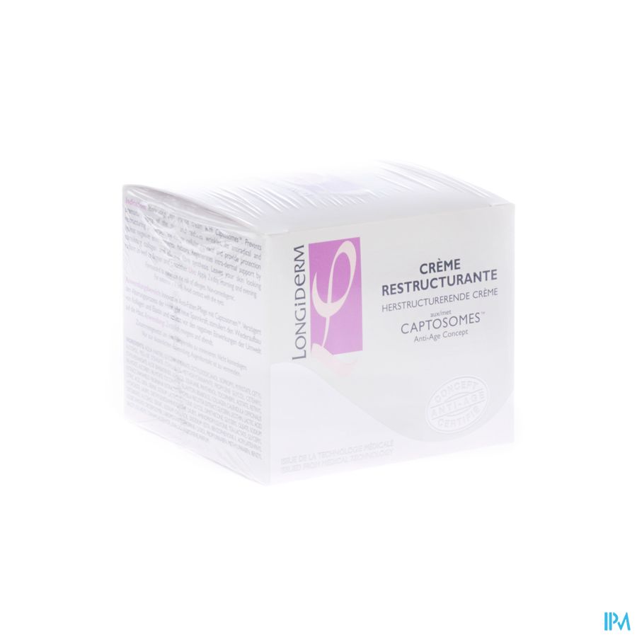 Longiderm Creme Herstructurerend Gelaat 50ml 1