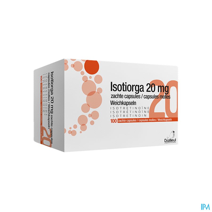 Isotiorga 20mg Caps Molle 100 Isotiorga 20mg Caps Molle 100