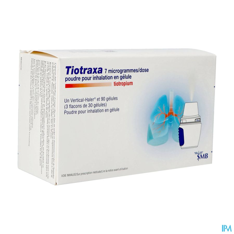 Tiotraxa 7mcg/dose Pdr Inhalation Fl Caps 3x30 Tiotraxa 7mcg/dose Pdr Inhalation Fl Caps 3x30