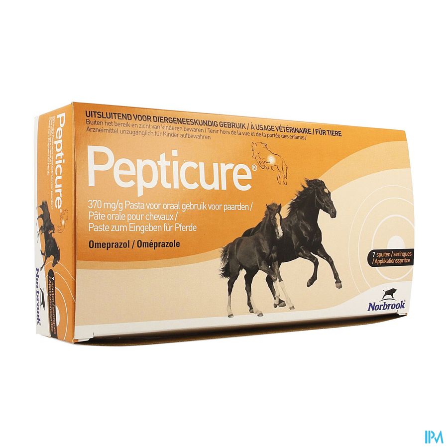 Pepticure 370mg/g Pasta Oraal Paard 7 Pepticure 370mg/g Pasta Oraal Paard 7