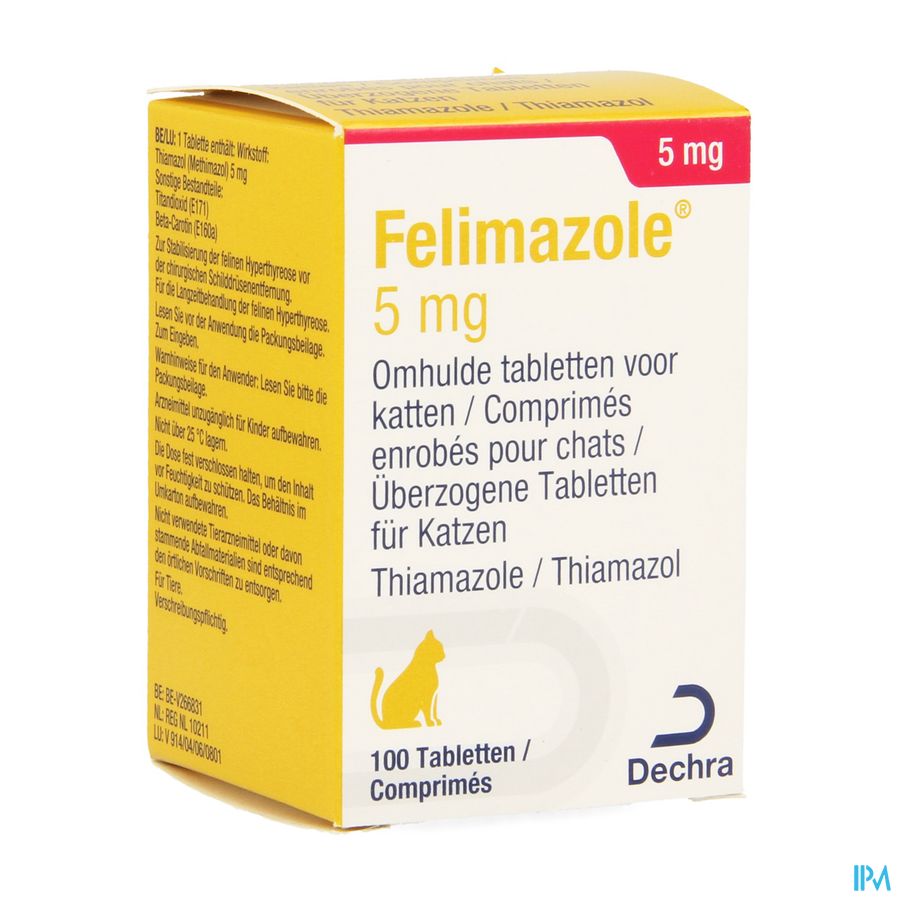 Felimazole 5,0mg Tabl Enrob. 100