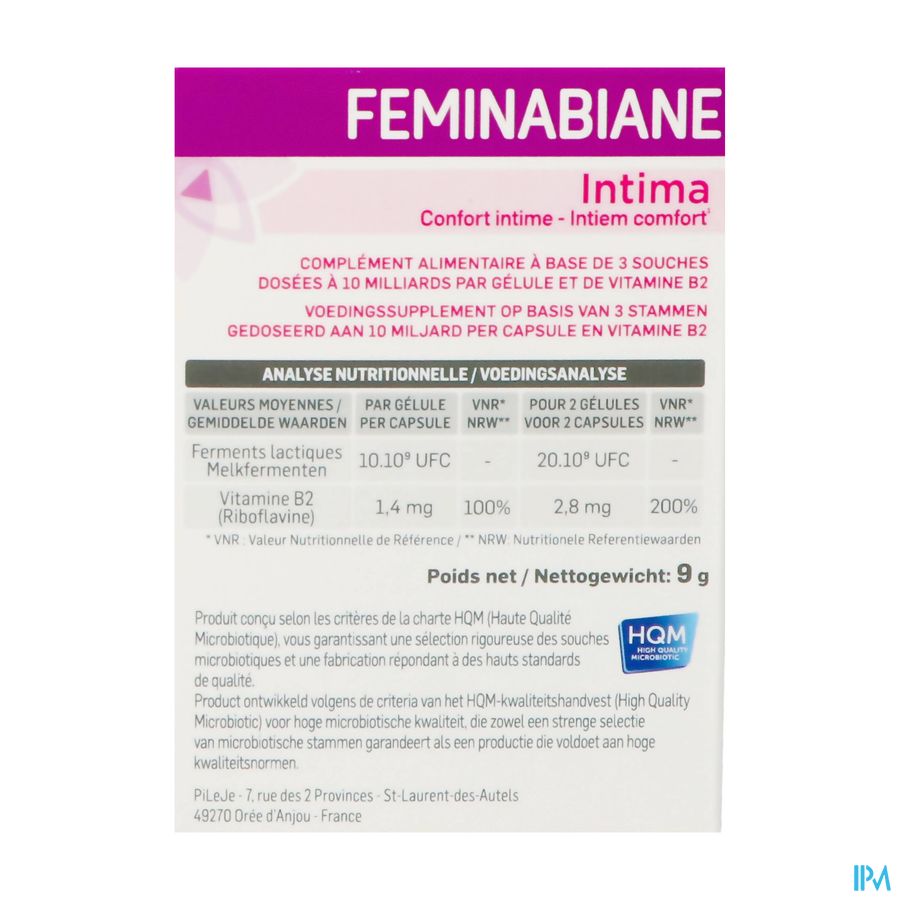 Feminabiane Intima Caps 20 4