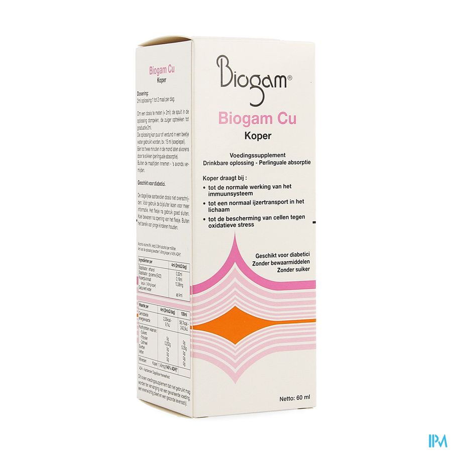 Biogam Cu Fl 60ml Biogam Cu Fl 60ml