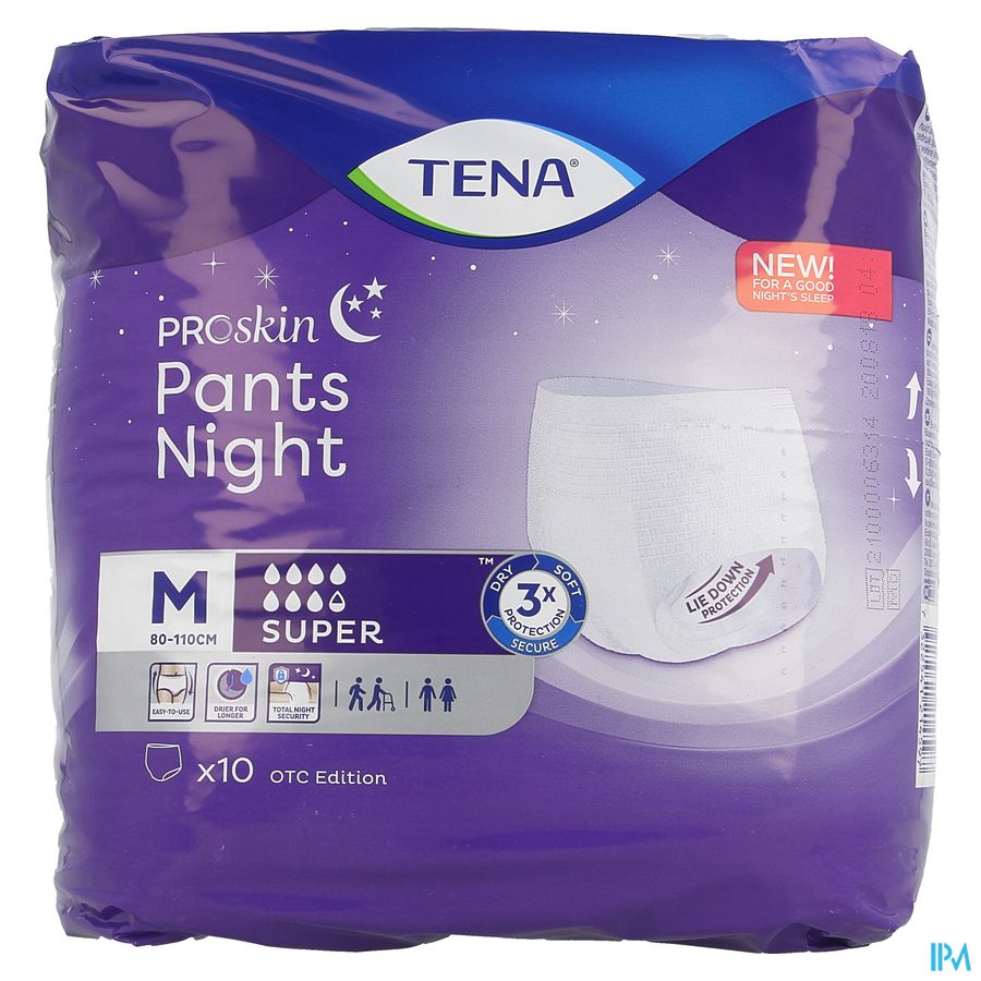Tena Proskin Pants Night Super Medium 10 1