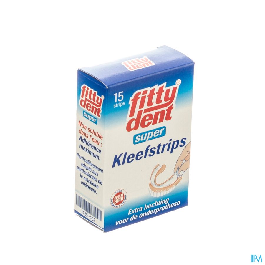 Fittydent Kussentjes Super Klev. 15