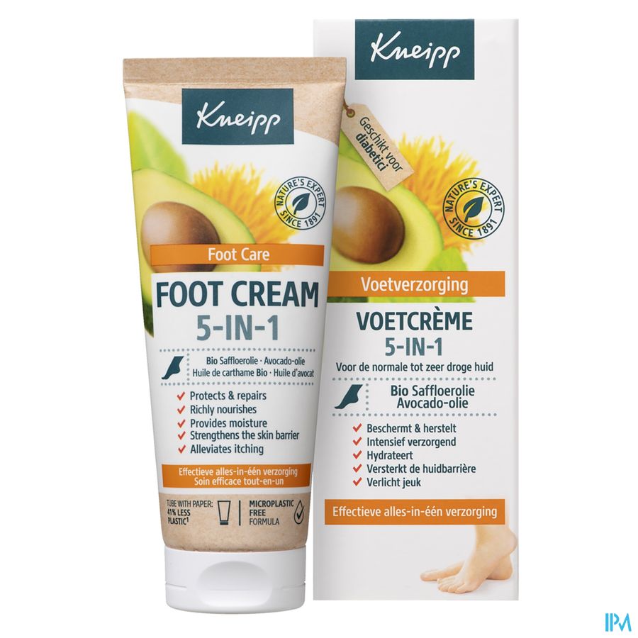 Kneipp Voetcreme 5in1 75ml Kneipp Voetcreme 5in1 75ml