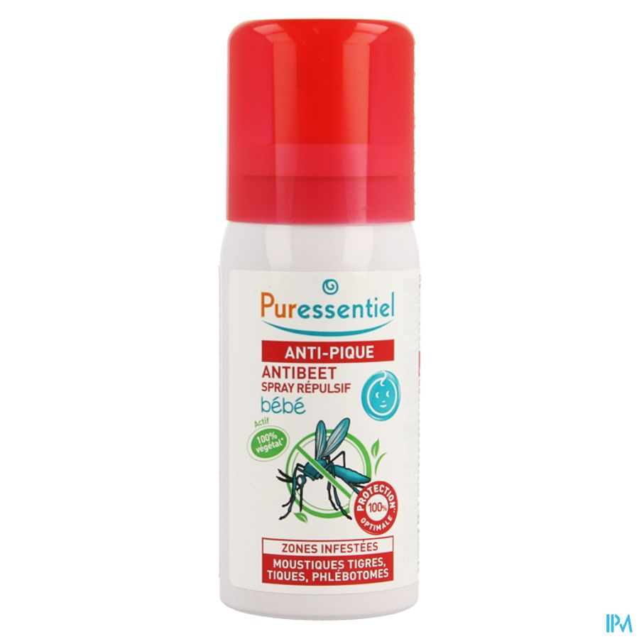Puressentiel A/beet Spray Afwerend Baby 60ml Puressentiel A/beet Spray Afwerend Baby 60ml