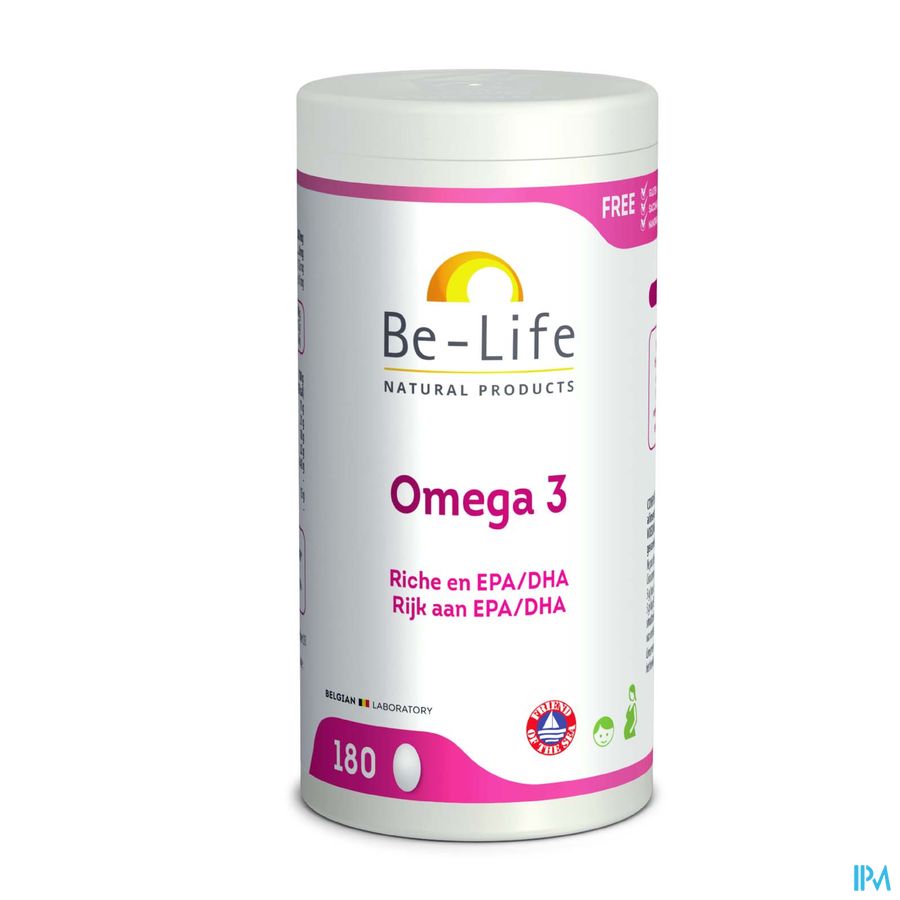 Omega 3 500 Be Life Caps 180 1