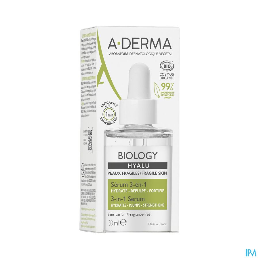 Aderma Biology Hyalu Serum 3-en-1 30ml