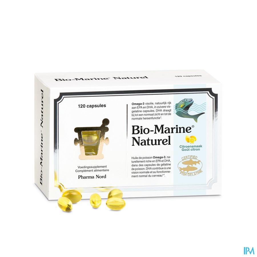 Bio-marine Naturel Citroen Caps 120x500mg