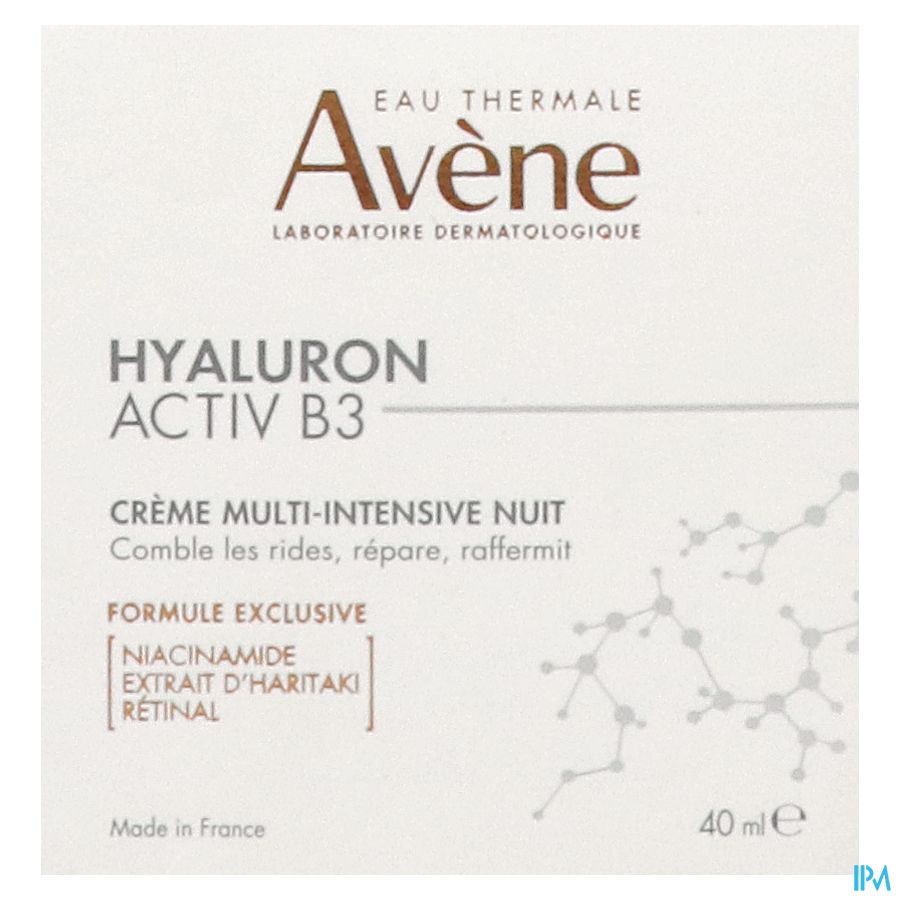 Avene Hyaluron Activ B3 Cr Regen. A/ride Nuit 40ml 2