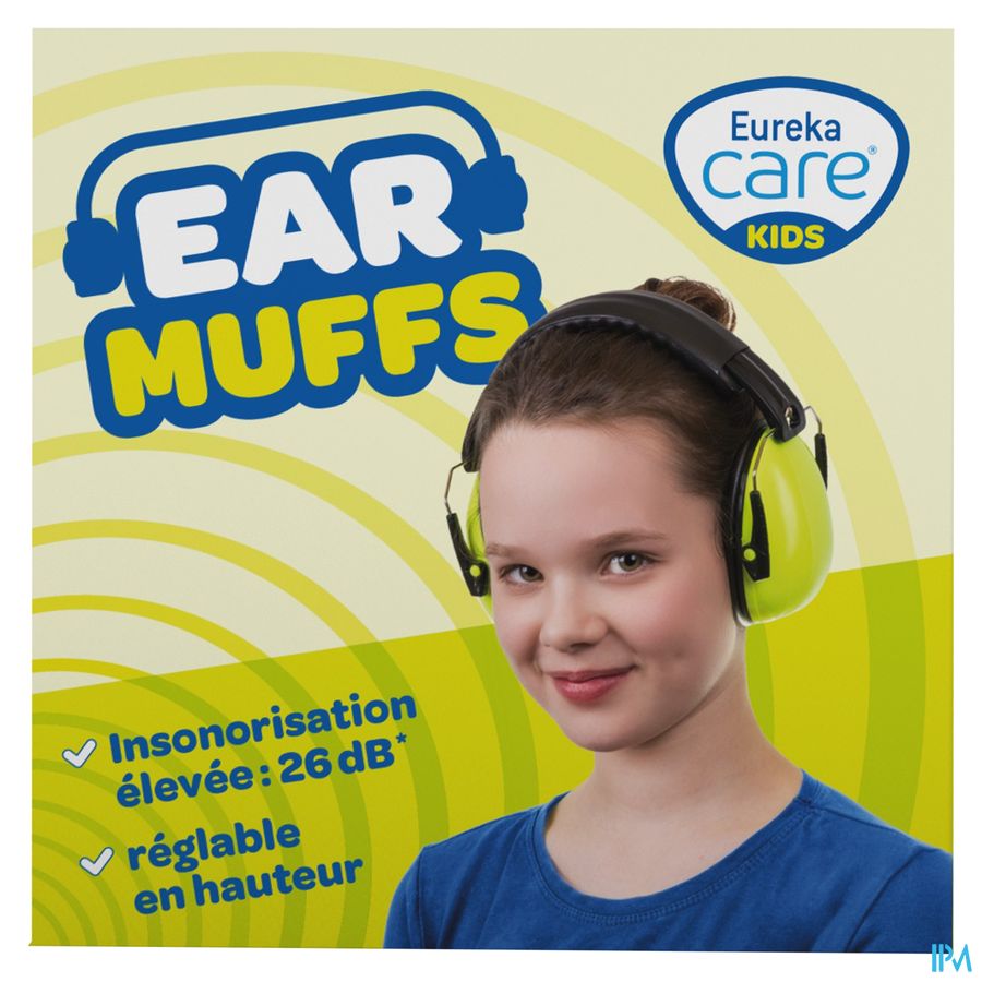 Eureka Care Gehoorbescherm. Koptelefoon 3-12j Fluo 3