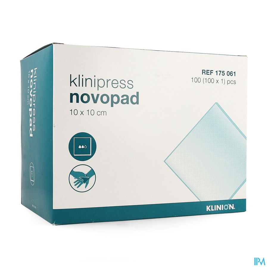 Klinion Novopad 10 X 10cm 100 X 1 175061 Klinion Novopad 10 X 10cm 100 X 1 175061