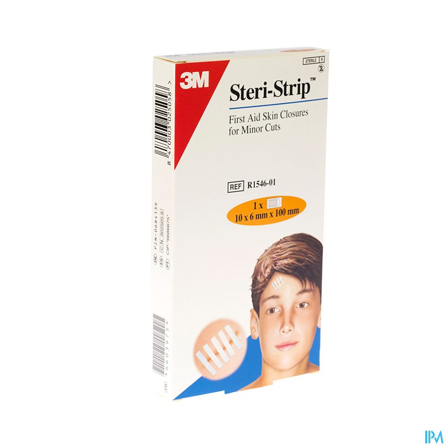 Steri-strip 3m Steril 6,0mmx100mm 1x10 1546p-1 4