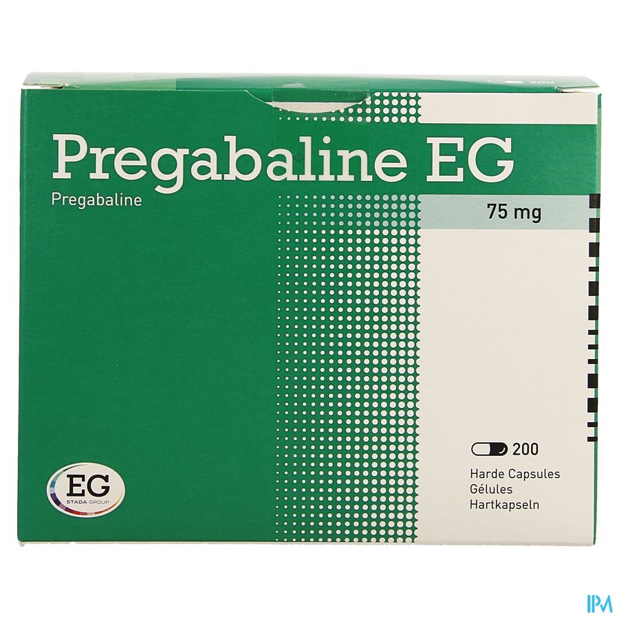 Pregabaline EG  75Mg Caps Dur   Blist. 200 X  75Mg 1