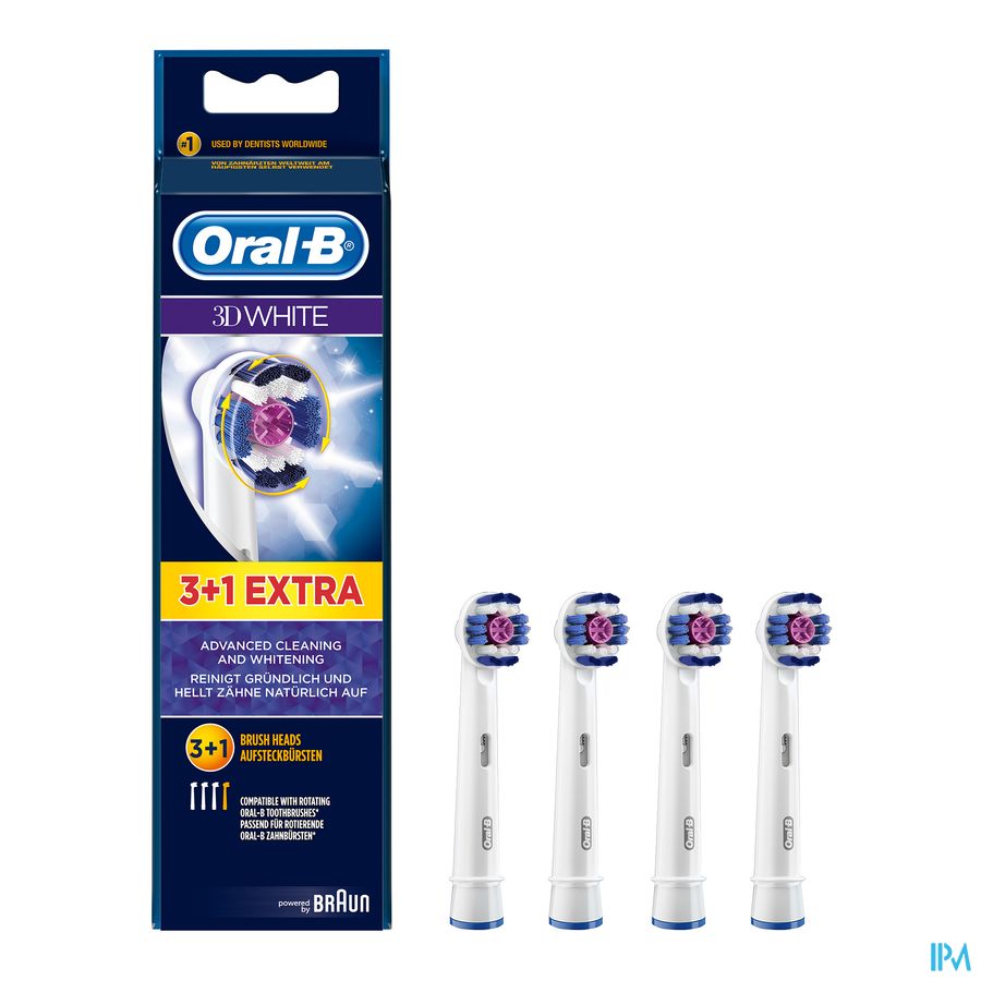 Oral-b Refill Eb18-3 Pro White 3+1 Promo