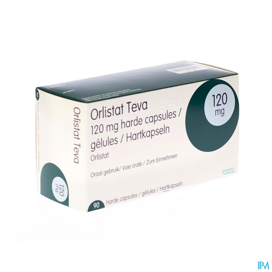 Orlistat Teva Caps Dure 90 X 120mg 2