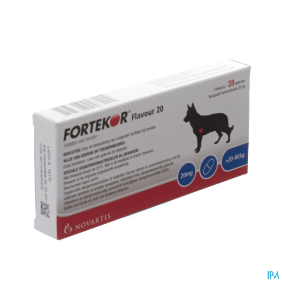 Fortekor Flavour 20mg Hond Tabl 2x14x20,0mg Fortekor Flavour 20mg Hond Tabl 2x14x20,0mg