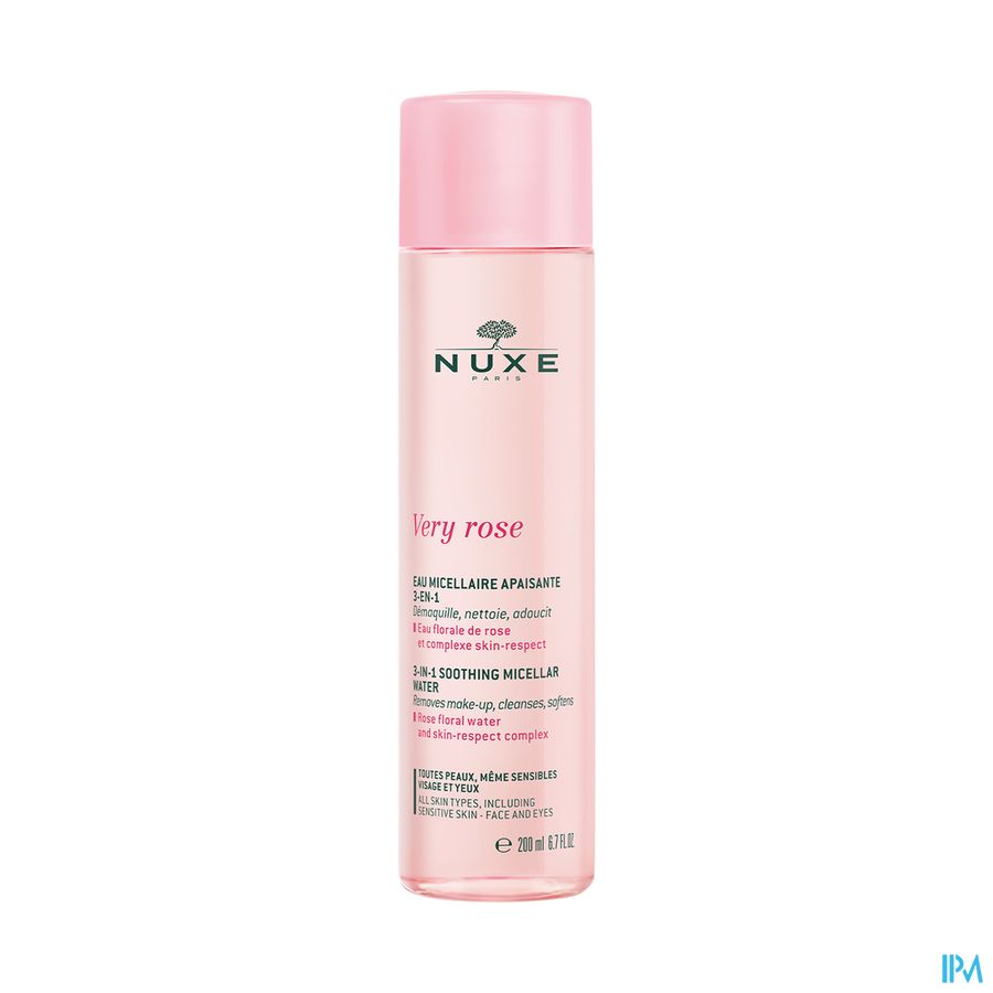 Nuxe Very Rose Eau Micel. Apaisante 3in1 200ml Nf Nuxe Very Rose Eau Micel. Apaisante 3in1 200ml Nf