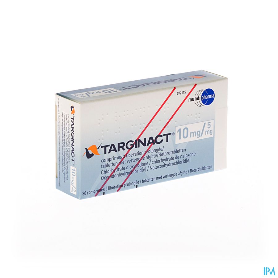 Targinact Comp Prol 10/ 5mg Comp 30 Targinact Comp Prol 10/ 5mg Comp 30