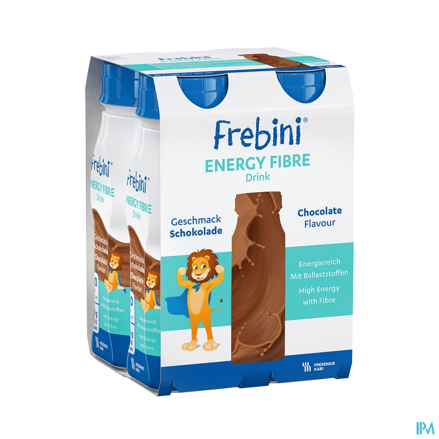 Frebini Energy Fibre Drink Enf Chocolat Fl 4x200ml Frebini Energy Fibre Drink Enf Chocolat Fl 4x200ml