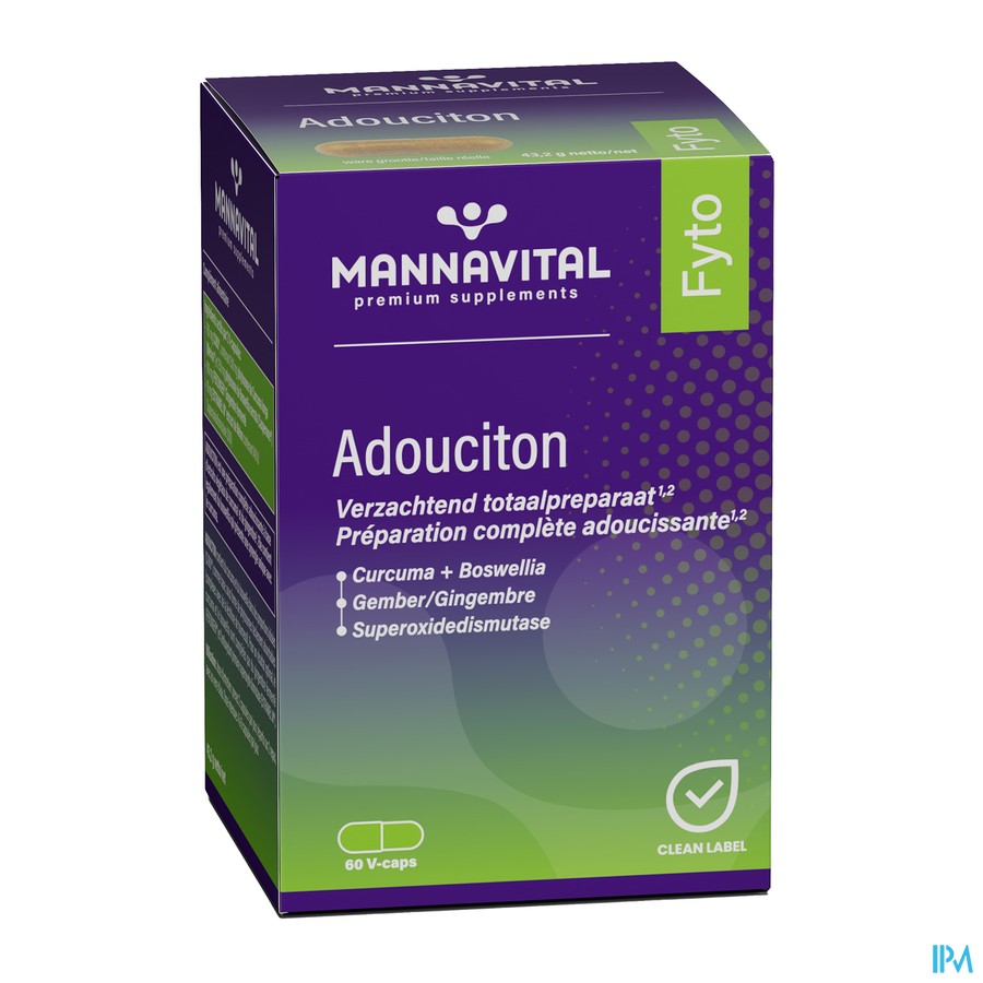 Mannavita Fyto Adouciton V-caps 60