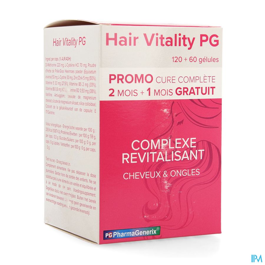 Hair Vitality Pg Pharmagenerix Caps 3x60 Promo Hair Vitality Pg Pharmagenerix Caps 3x60 Promo