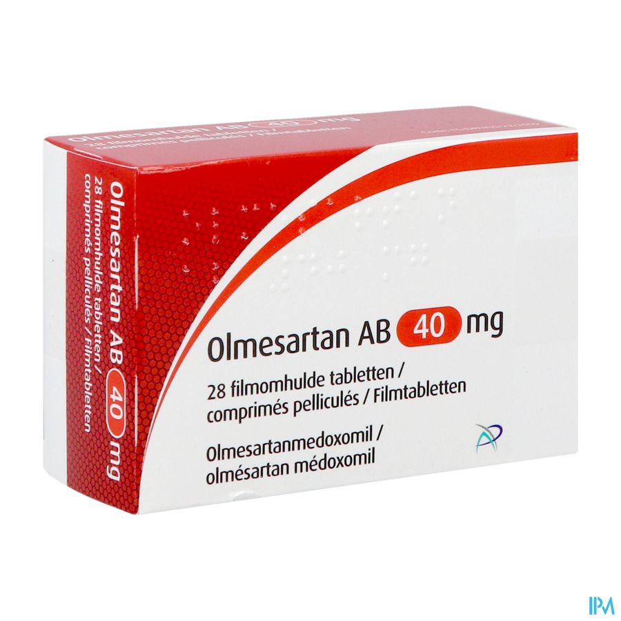 Olmesartan Ab 40mg Filmomh Tabl 28 Olmesartan Ab 40mg Filmomh Tabl 28