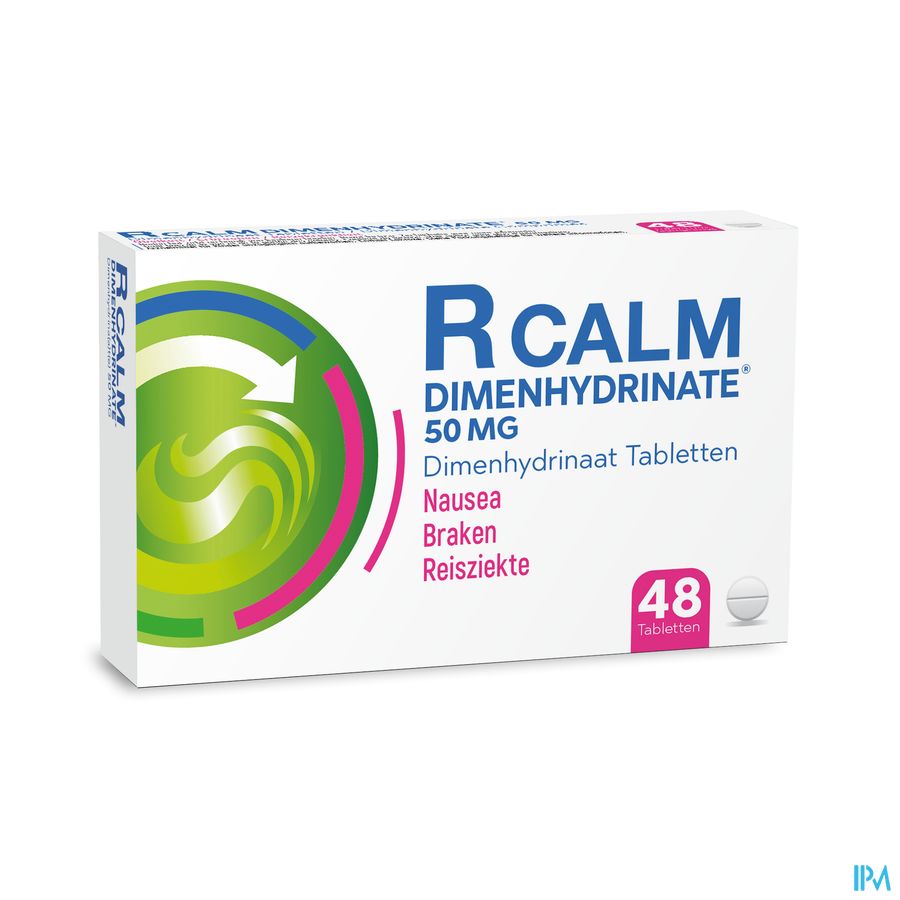 R Calm Dimenhydrinate 48 Tabl/comp R Calm Dimenhydrinate 48 Tabl/comp