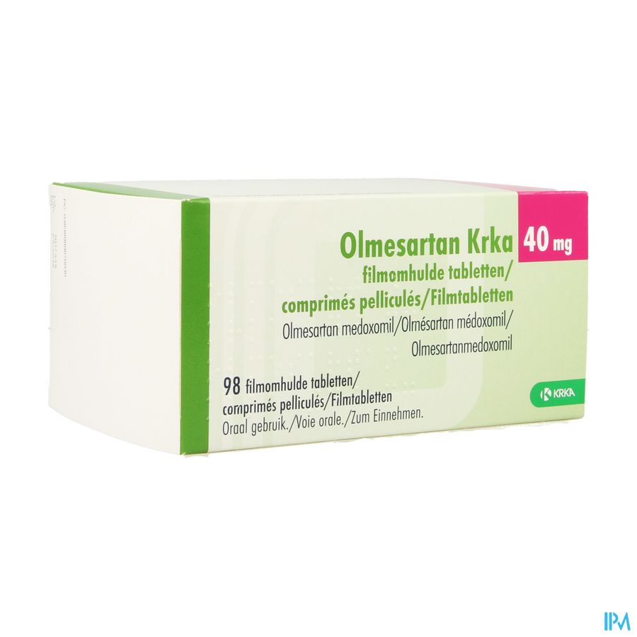 Olmesartan Krka 40mg Comp Pell 98 X 40mg Olmesartan Krka 40mg Comp Pell 98 X 40mg