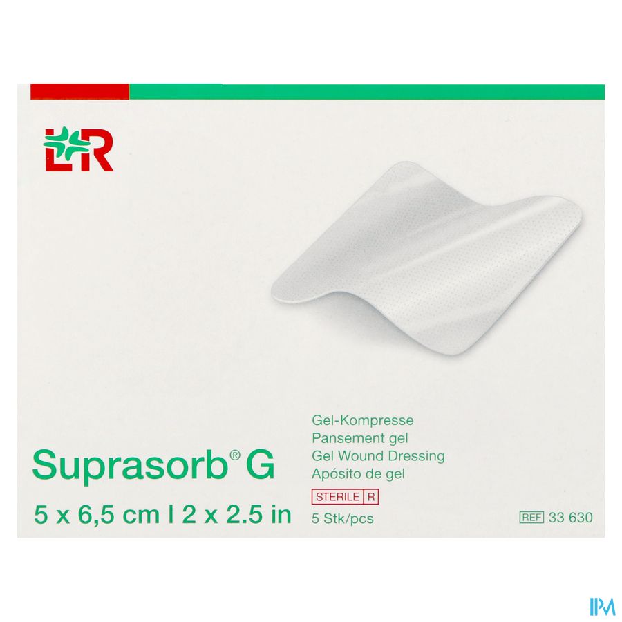 Suprasorb g Compresse New 5x6,5cm 5 33630 4
