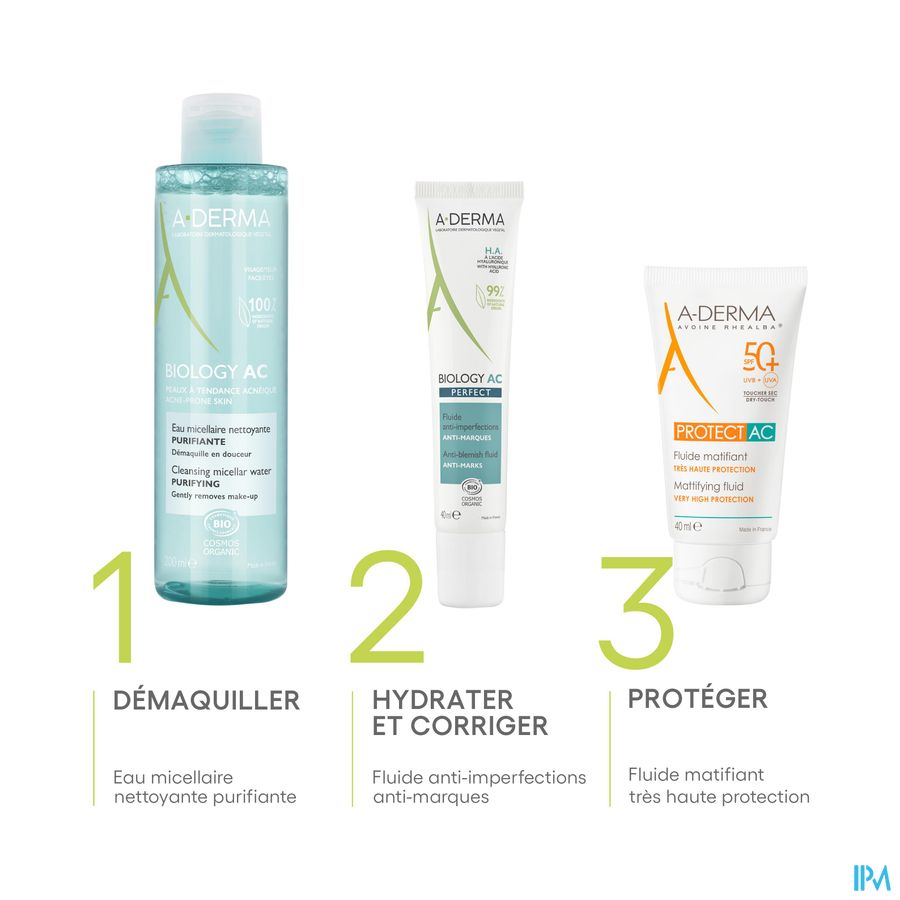 Aderma Biology Ac Zuiverend Micellair Water 200ml 19