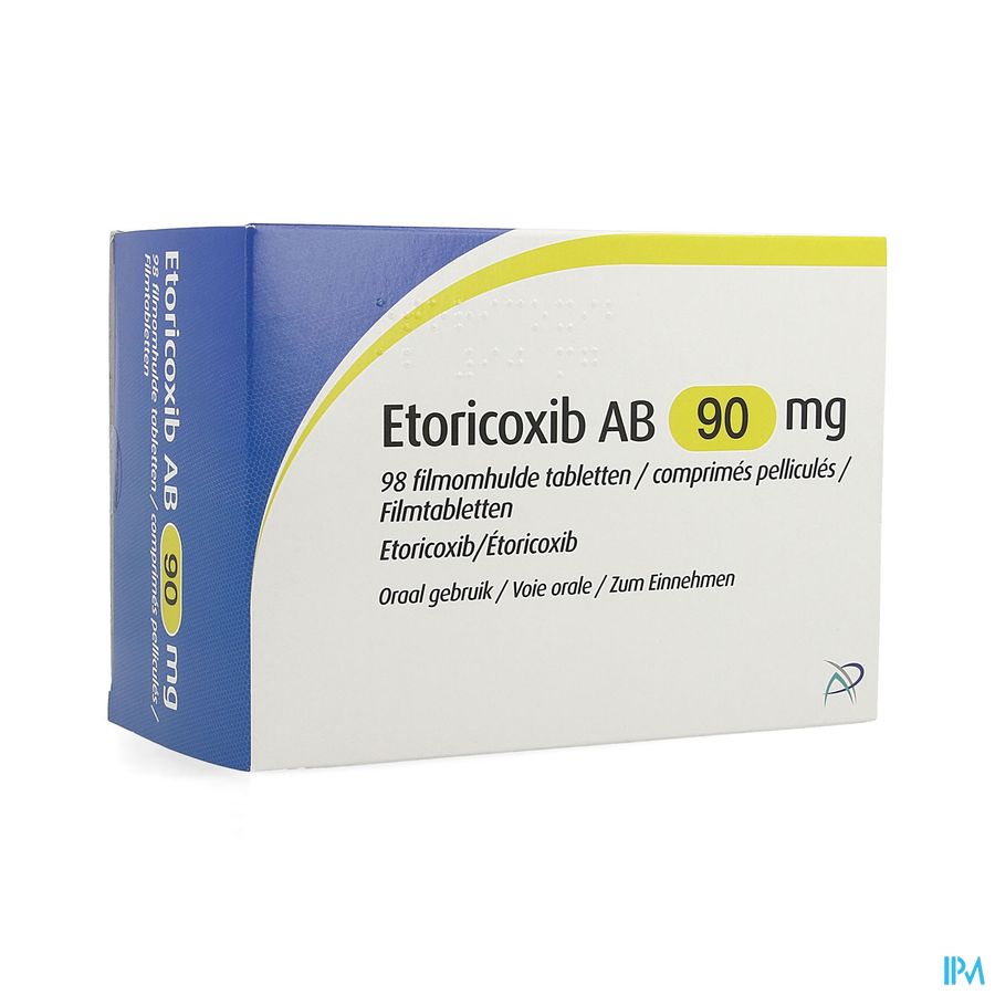Etoricoxib Ab 90mg Filmomh Tabl 98 X 90mg Etoricoxib Ab 90mg Filmomh Tabl 98 X 90mg