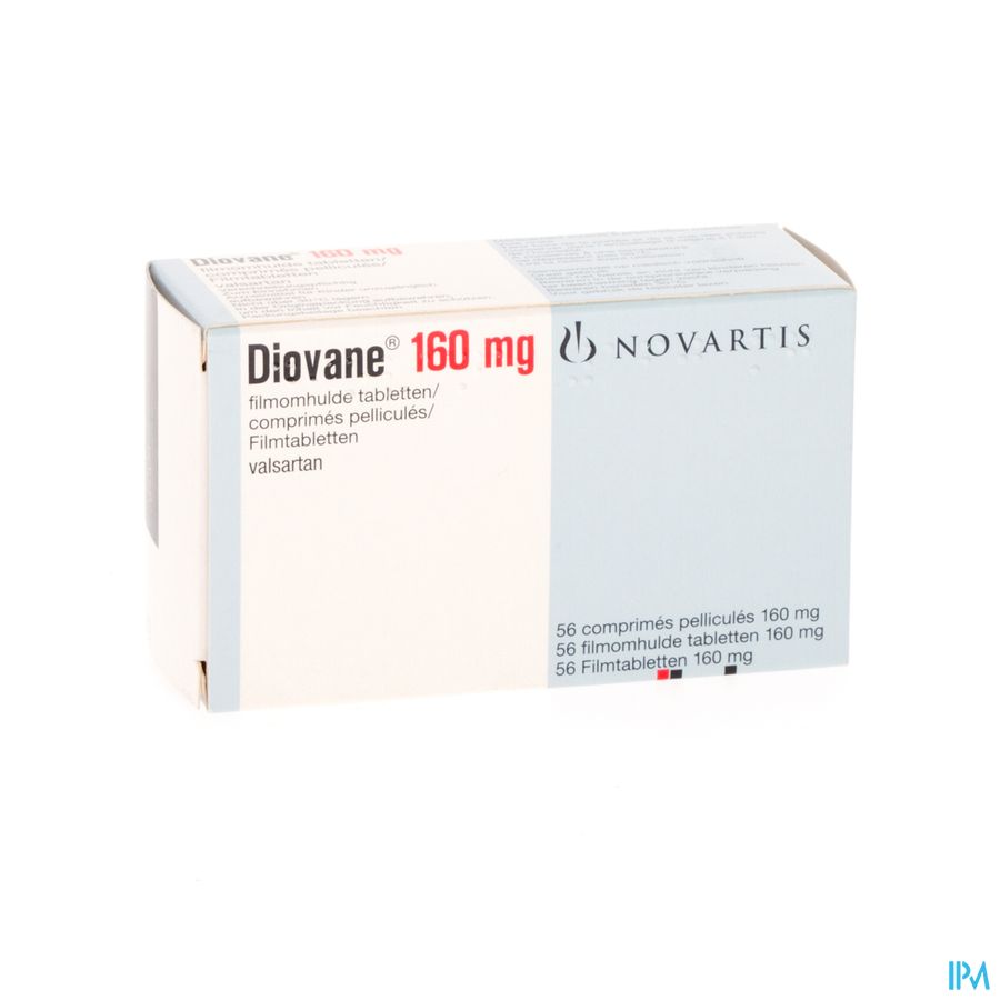 Diovane 160 Comp Pell 56 X 160mg Diovane 160 Comp Pell 56 X 160mg