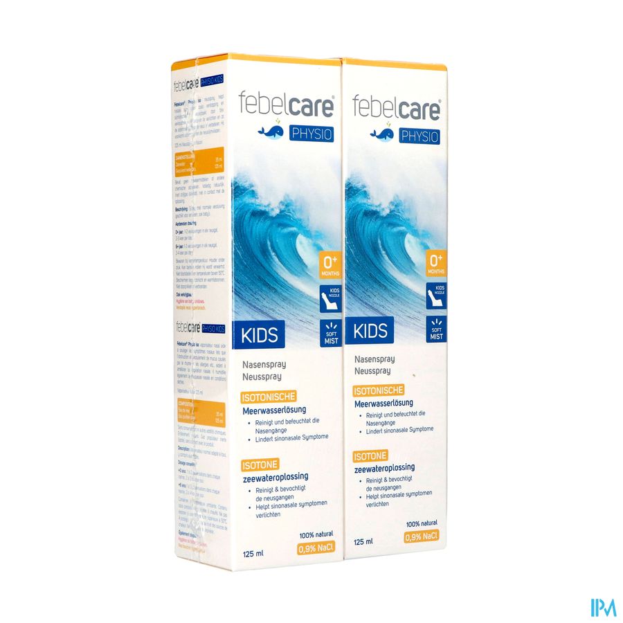 Febelcare Physio Spray Iso Kids 125ml 2e 1/2 Prix Febelcare Physio Spray Iso Kids 125ml 2e 1/2 Prix