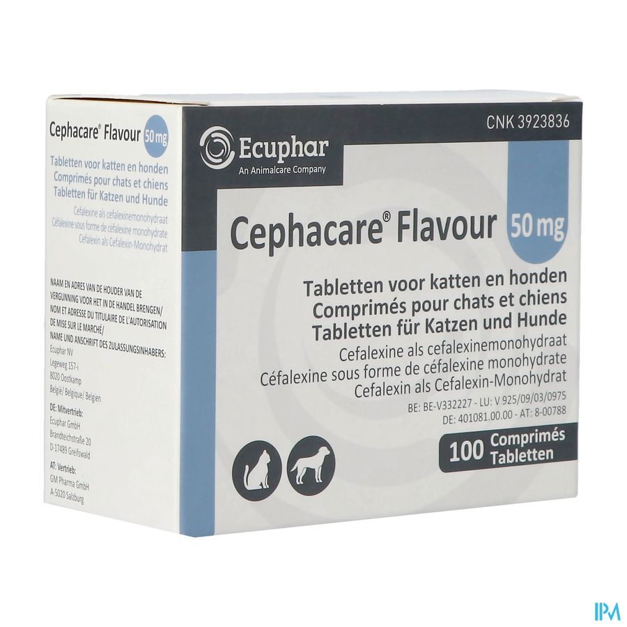 Cephacare Flavour 50mg Comp Kat Hond 100 Cephacare Flavour 50mg Comp Kat Hond 100