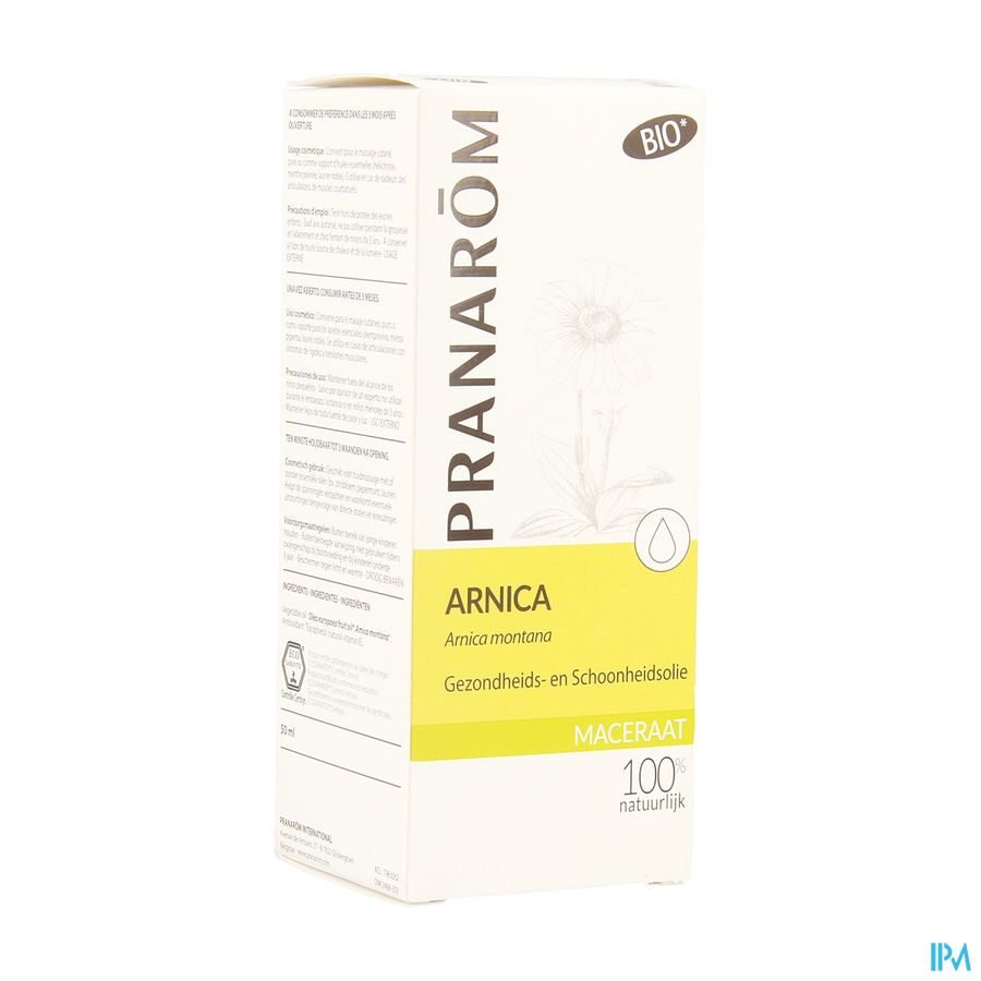 Arnica Lipide Extract Bio Fl 50ml Pranarom Arnica Lipide Extract Bio Fl 50ml Pranarom