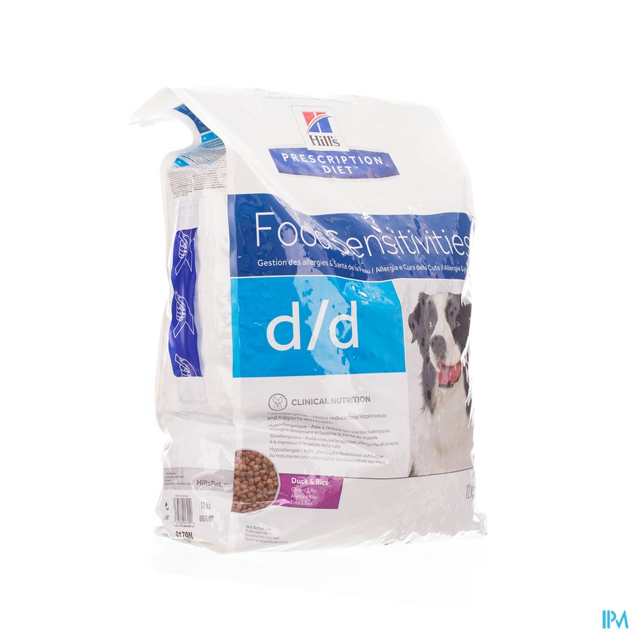 Hills Prescrip.diet Canine Dd Duck&rice 12kg 9322m